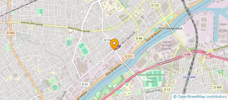 localisation de l'entreprise OCTEX  ARGENTEUIL