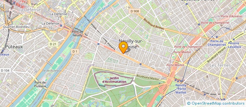 localisation de l'entreprise OCTHYS à NEUILLY-SUR-SEINE