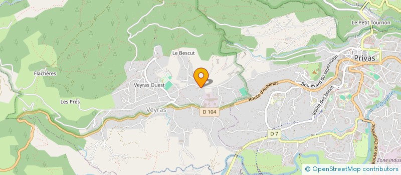 localisation de l'entreprise OCTIAME  VEYRAS