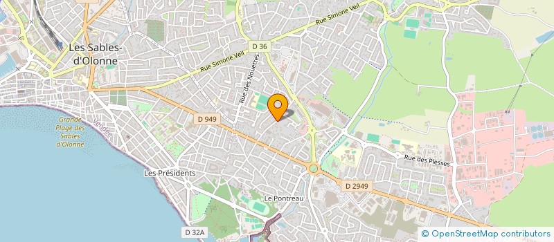 localisation de l'entreprise OCTIES à LES SABLES-D'OLONNE