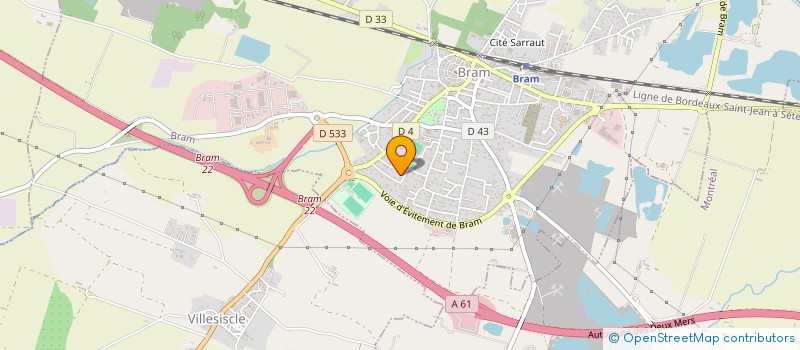 localisation de l'entreprise OCTILLET  BRAM