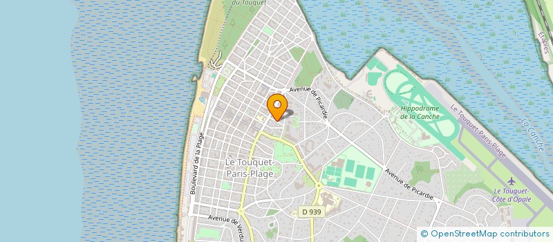 localisation de l'entreprise OCTIME à LE TOUQUET-PARIS-PLAGE