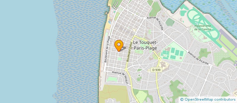 localisation de l'entreprise OCTISO à LE TOUQUET-PARIS-PLAGE