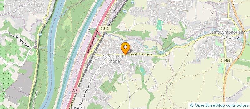 localisation de l'entreprise OCTO 8  SAINT-SYMPHORIEN-D'OZON