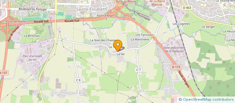 localisation de l'entreprise OCTO DESIGN à CHANTEPIE