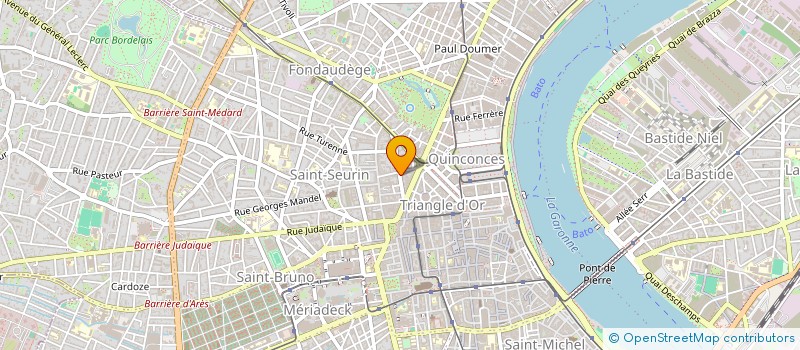 localisation de l'entreprise OCTO EVENT à BORDEAUX