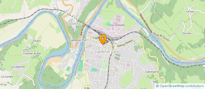 localisation de l'entreprise OCTOBRE 1965  CAPDENAC-GARE