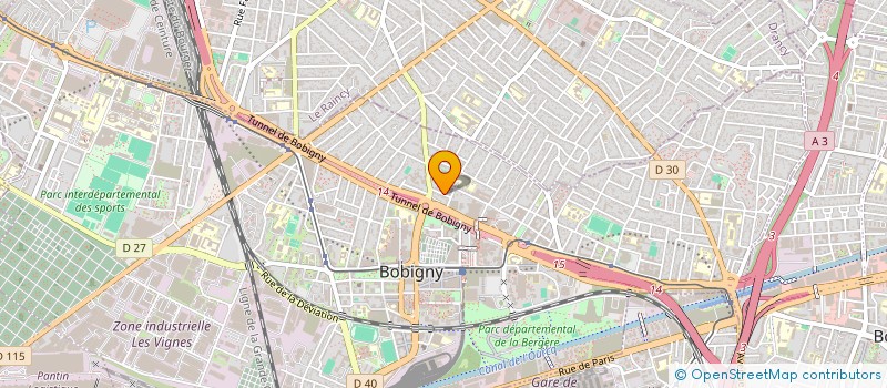 localisation de l'entreprise OCTOBRE  BOBIGNY