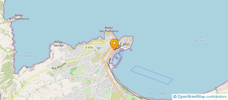 localisation de l'entreprise OCTOBRE BLEU à CALVI
