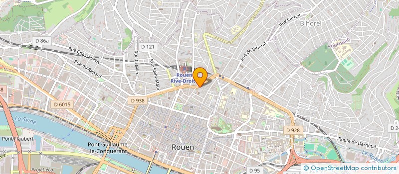 localisation de l'entreprise OCTOBRE IMMOBILIER à ROUEN