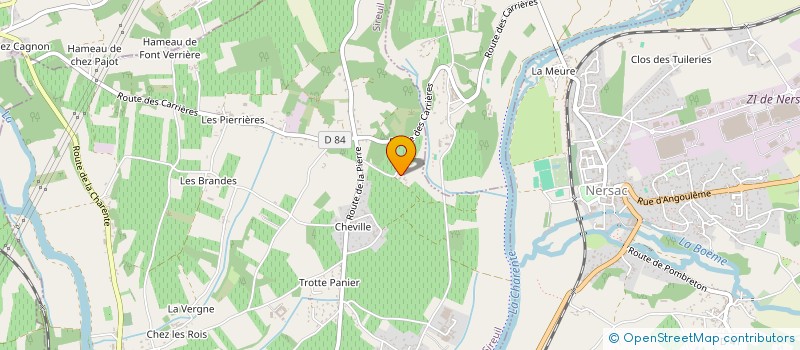 localisation de l'entreprise OCTOBRE ROSE SIREUIL  SIREUIL