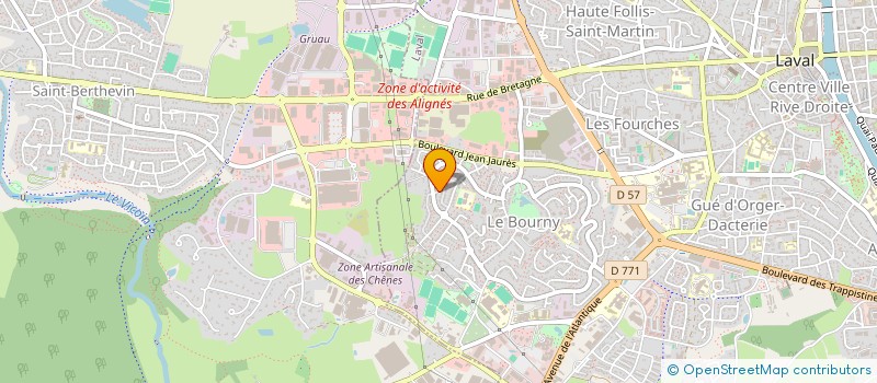 localisation de l'entreprise OCTOBRE30 à LAVAL