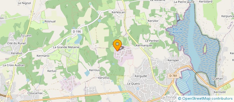 localisation de l'entreprise OCTOFAX à AURAY