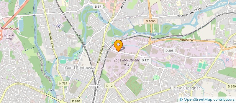 localisation de l'entreprise OCTOFLUX  GOND-PONTOUVRE