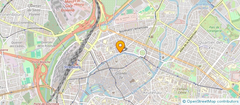 localisation de l'entreprise OCTOGONE à STRASBOURG