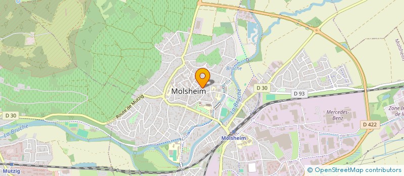 localisation de l'entreprise OCTOGONE  MOLSHEIM