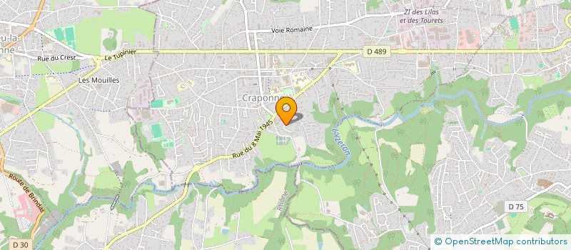 localisation de l'entreprise OCTOGONE  CRAPONNE