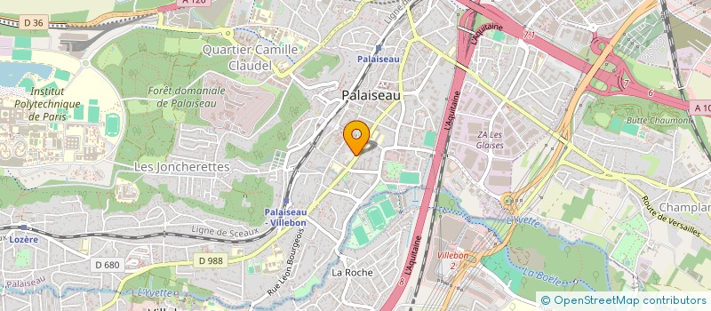 localisation de l'entreprise OCTOGONE à PALAISEAU
