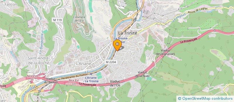 localisation de l'entreprise OCTOGONE à LA TRINITE