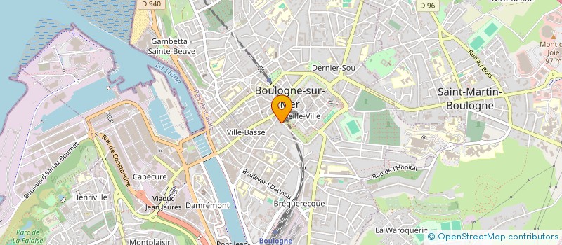 localisation de l'entreprise OCTOMORE  BOULOGNE-SUR-MER