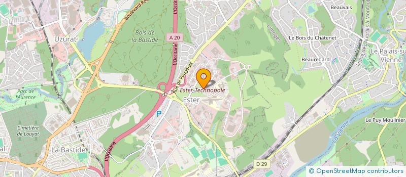 localisation de l'entreprise OCTONUM à LIMOGES
