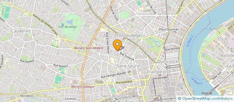 localisation de l'entreprise OCTOPETRA à BORDEAUX
