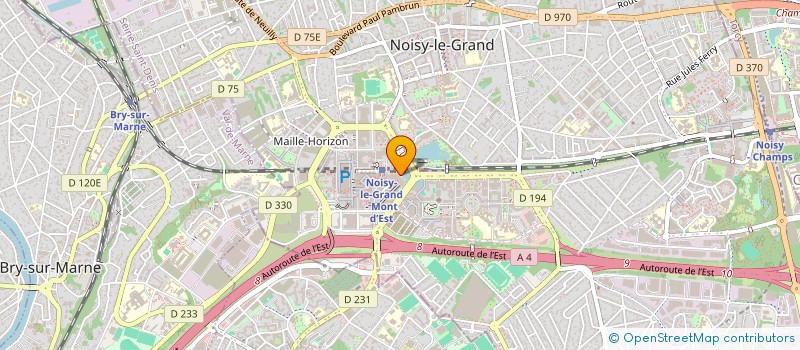 localisation de l'entreprise OCTOPHE à NOISY-LE-GRAND