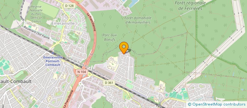 localisation de l'entreprise OCTOPIA ASSOCIATION  ROISSY-EN-BRIE