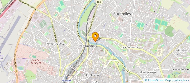 localisation de l'entreprise OCTOPODES  POITIERS