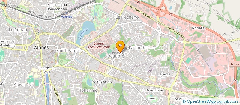 localisation de l'entreprise OCTOPROD à VANNES
