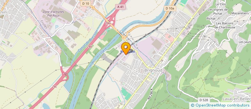 localisation de l'entreprise OCTOPUS  VILLARD-BONNOT