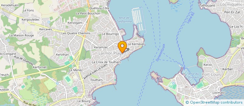 localisation de l'entreprise OCTOPUS  LARMOR-PLAGE