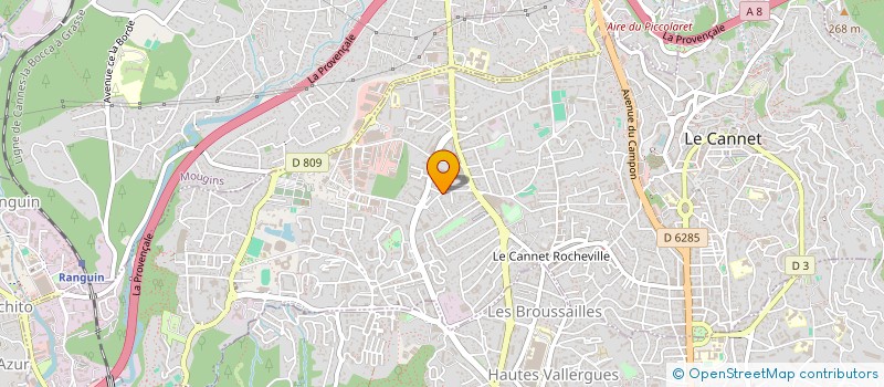 localisation de l'entreprise OCTOPUS à LE CANNET