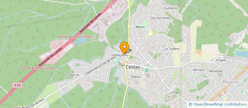 localisation de l'entreprise OCTOPUS  CESTAS