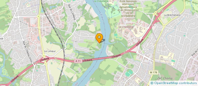 localisation de l'entreprise OCTOPUS  LA CHAPELLE-SUR-ERDRE