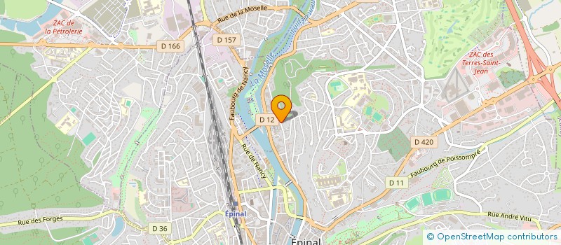 localisation de l'entreprise OCTOPUS 88 à EPINAL