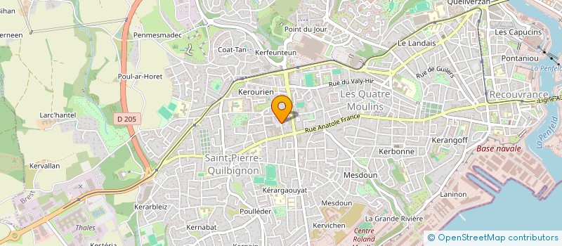 localisation de l'entreprise OCTOPUS à BREST
