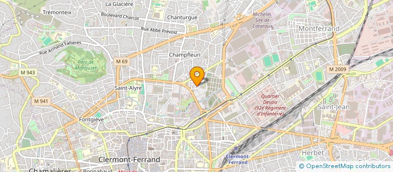 localisation de l'entreprise OCTOPUS  CLERMONT-FERRAND