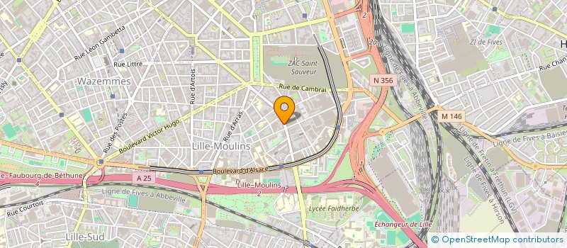 localisation de l'entreprise OCTOPUS  LILLE