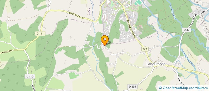 localisation de l'entreprise OCTOPUS +  SAUVELADE