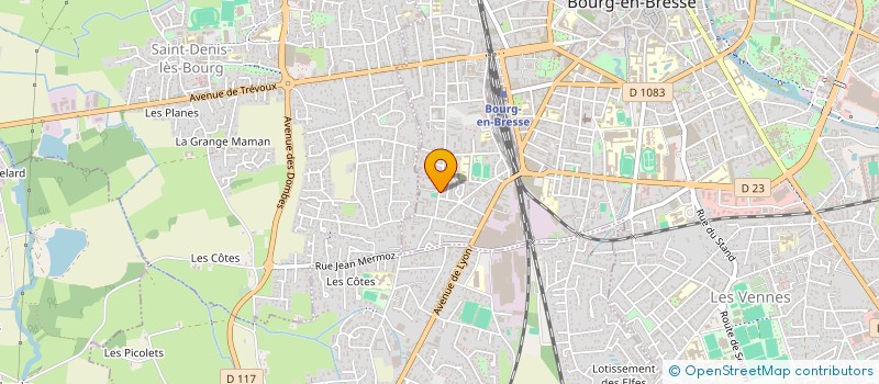 localisation de l'entreprise OCTOPUS  BOURG-EN-BRESSE