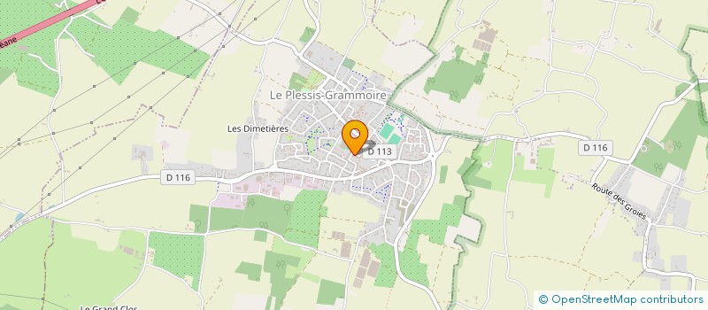 localisation de l'entreprise OCTOPUS  LE PLESSIS-GRAMMOIRE