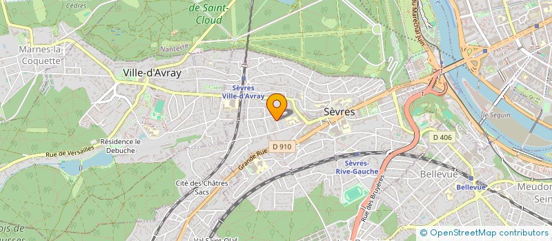 localisation de l'entreprise OCTOPUS à SEVRES