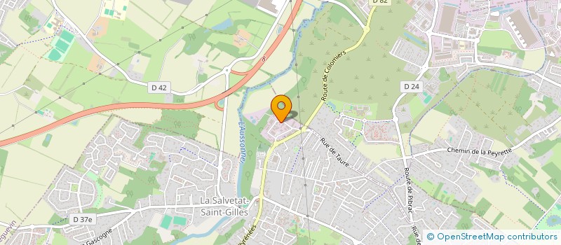 localisation de l'entreprise OCTOPUS  LA SALVETAT-SAINT-GILLES