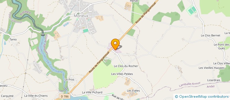 localisation de l'entreprise OCTOPUS  LAMBALLE-ARMOR