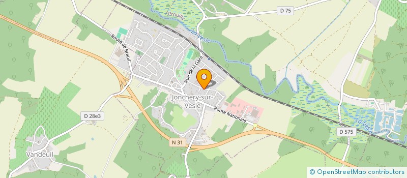 localisation de l'entreprise OCTOPUS  JONCHERY-SUR-VESLE