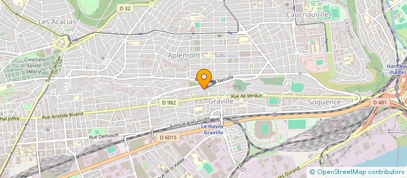 localisation de l'entreprise OCTOPUS CLUB  LE HAVRE