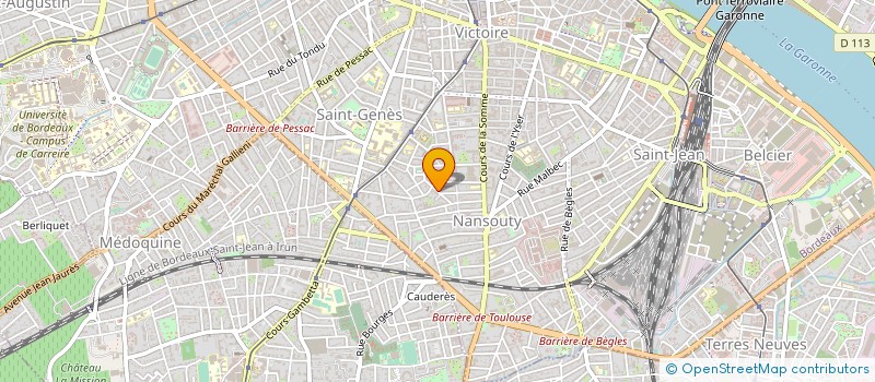 localisation de l'entreprise OCTOPUS DIFFUSION à BORDEAUX