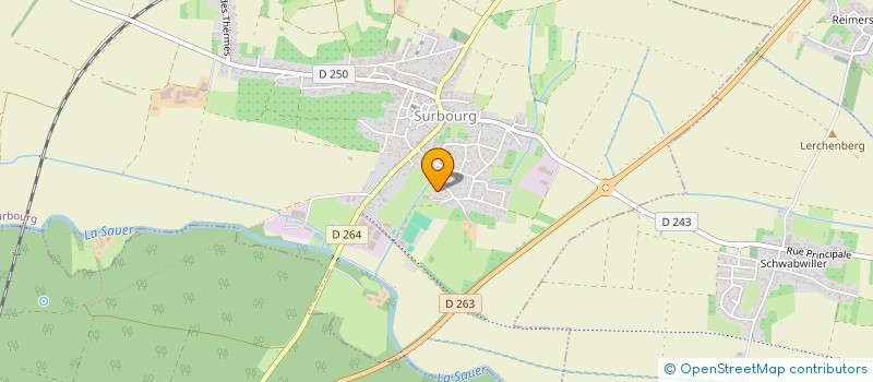 localisation de l'entreprise OCTOPUS-F  SURBOURG