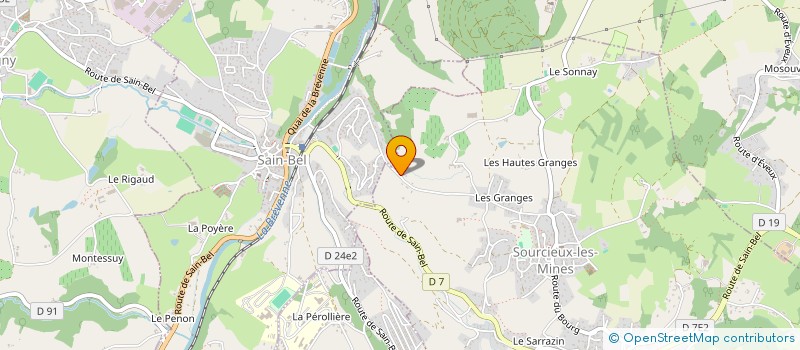 localisation de l'entreprise OCTOPUS FILMS  SOURCIEUX-LES-MINES